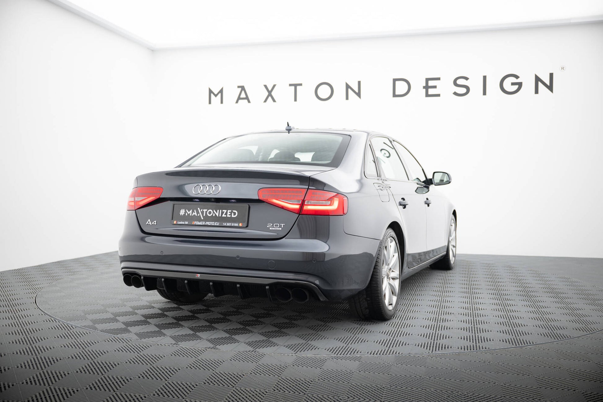 Maxton Design Pannello Sottoscocca Post. - Audi A4 B8 FL
