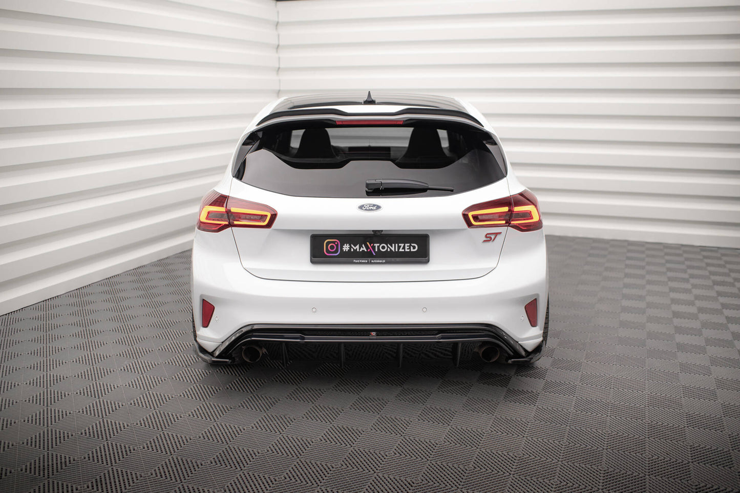 Maxton Design Pannello Sottoscocca Post. V.3 - Ford Focus ST Mk4