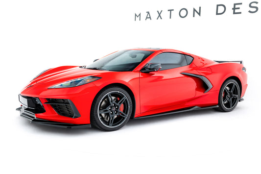 Maxton Design Set Splitter - Chevrolet Corvette C8