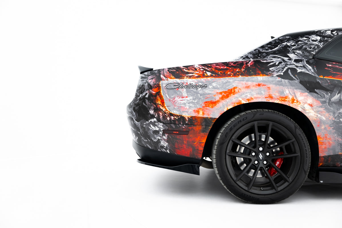 Maxton Design Set Splitter - Dodge Challenger Mk3 RT Facelift - img 12