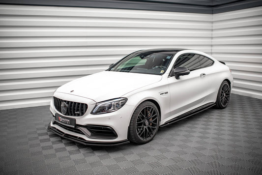 Maxton Design Set Splitter - Mercedes C Klasa C63 AMG
