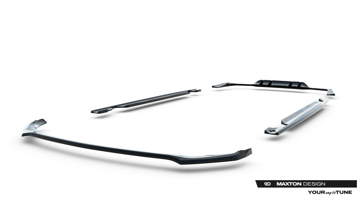 Maxton Design Set Splitter - Mercedes C Klasa Coupe - img 11