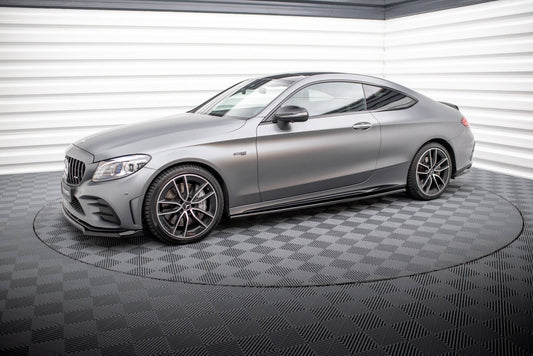Maxton Design Set Splitter - Mercedes C Klasa Coupe