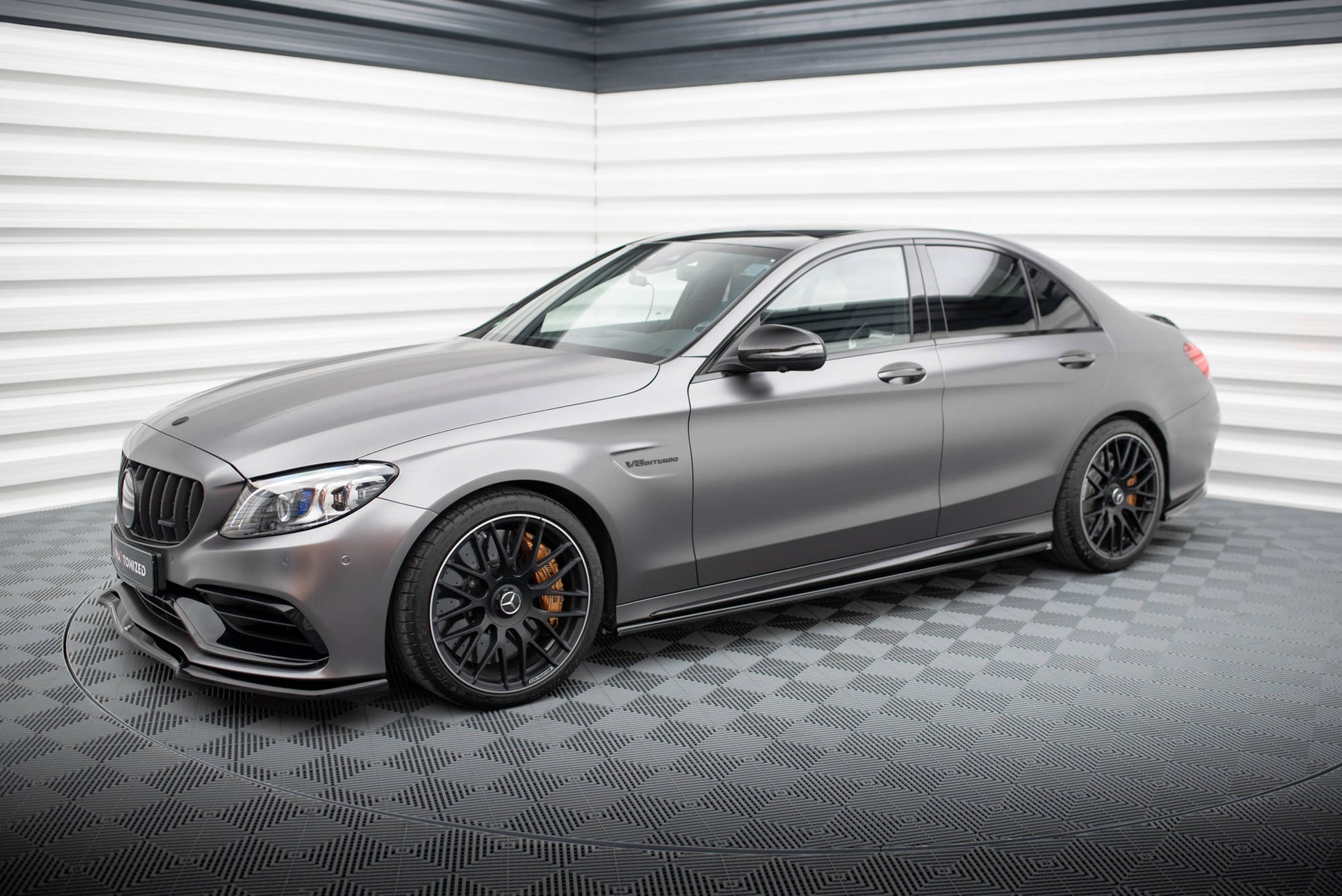 Maxton Design Set Splitter - Mercedes C Klasa Coupe