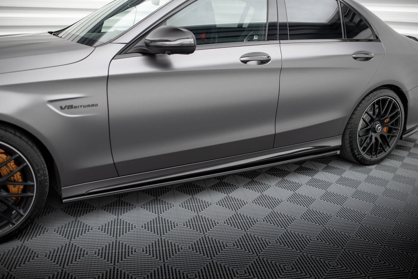 Maxton Design Set Splitter - Mercedes C Klasa Coupe - img 5