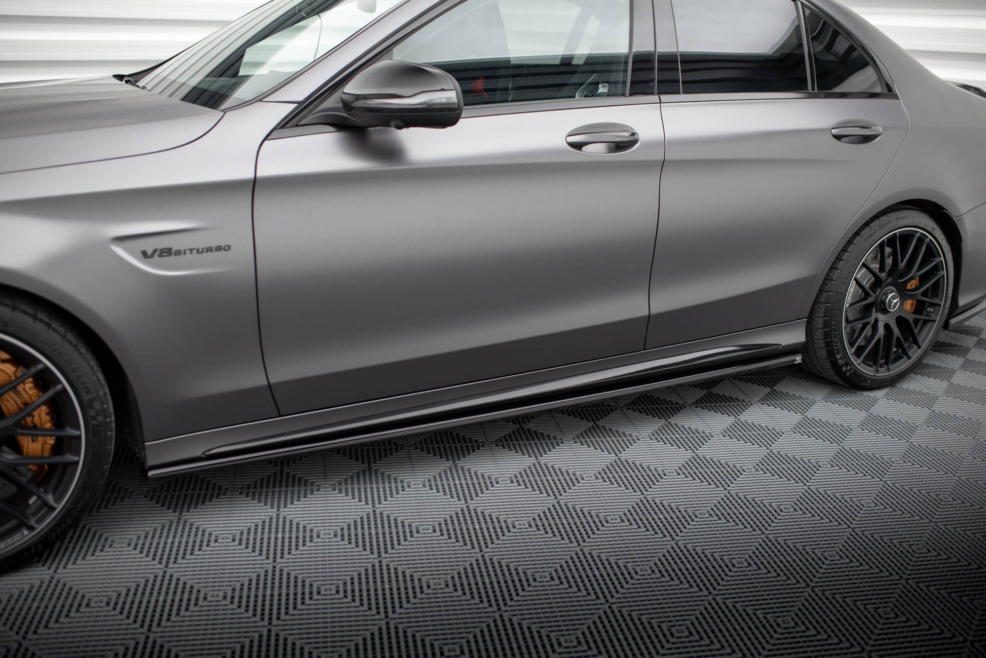 Maxton Design Set Splitter - Mercedes C Klasa Coupe - img 5
