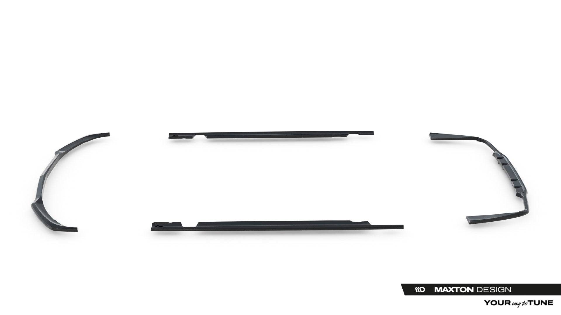Maxton Design Set Splitter - Mercedes C Klasa Coupe - img 12