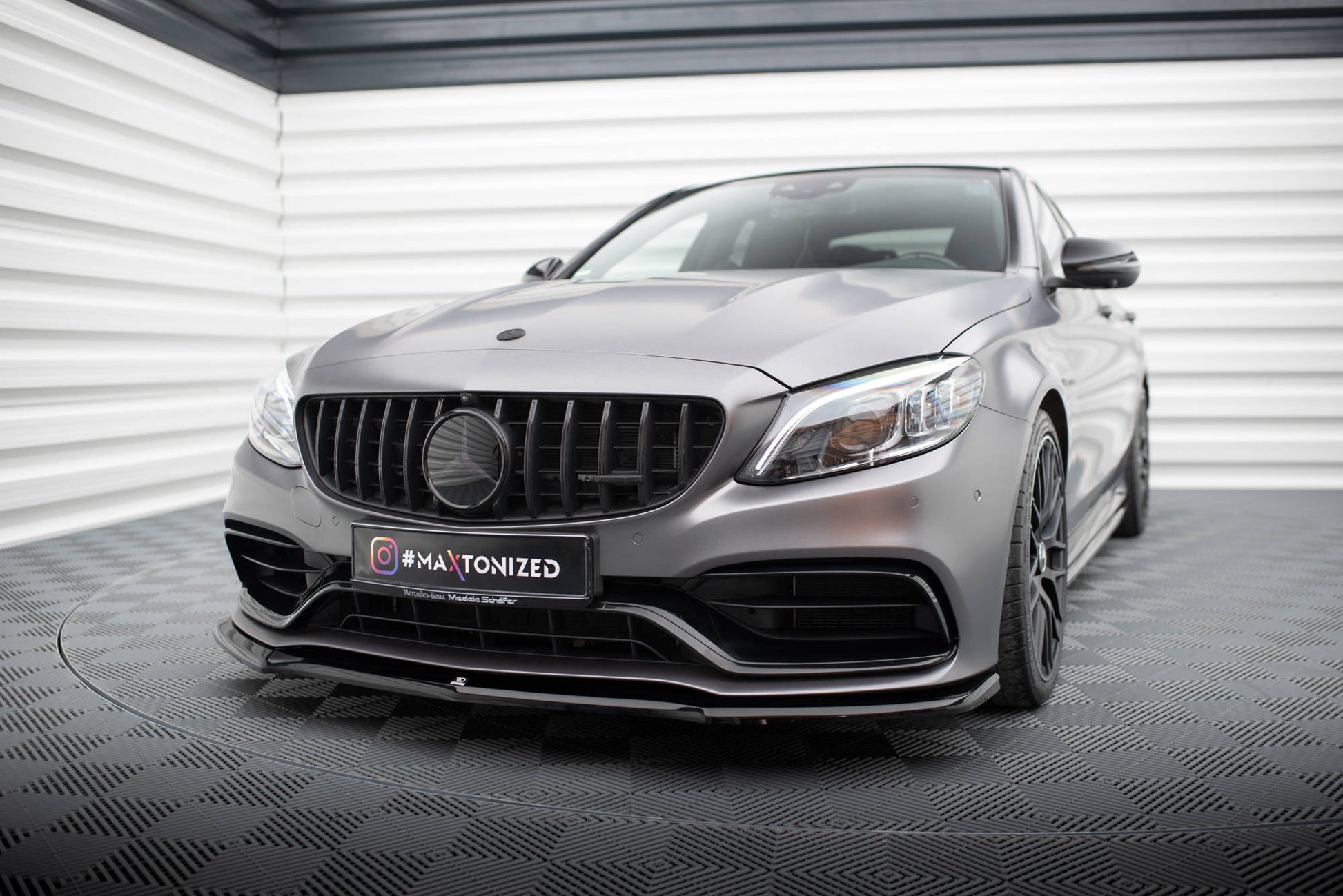 Maxton Design Set Splitter - Mercedes C Klasa Coupe - img 4
