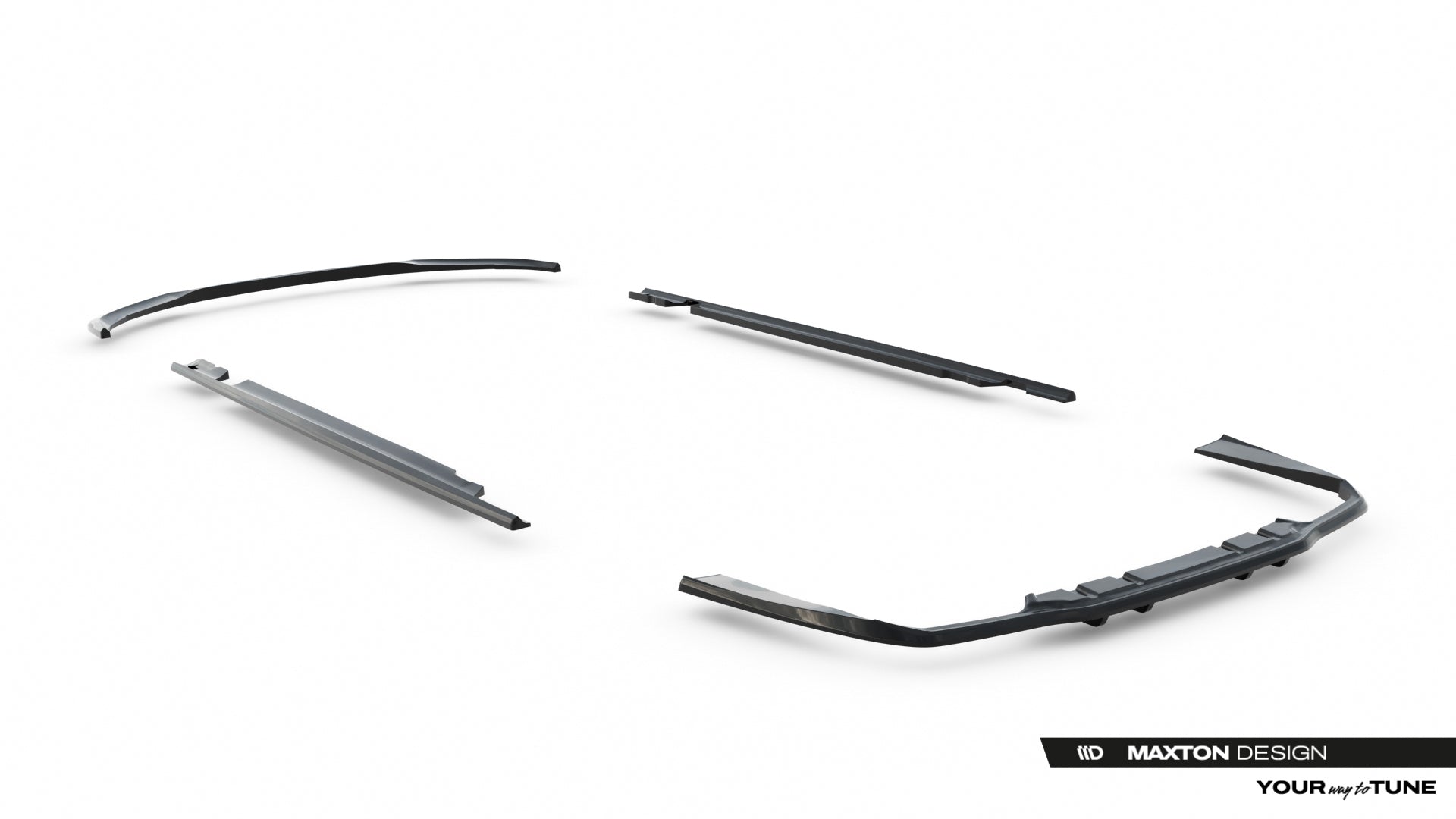 Maxton Design Set Splitter - Mercedes C Klasa Coupe - img 13