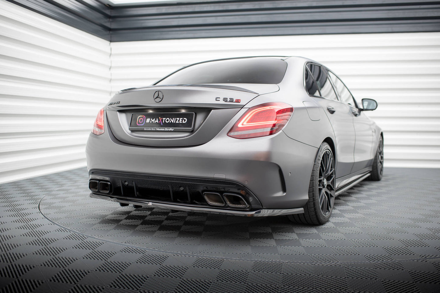 Maxton Design Set Splitter - Mercedes C Klasa Coupe - img 7