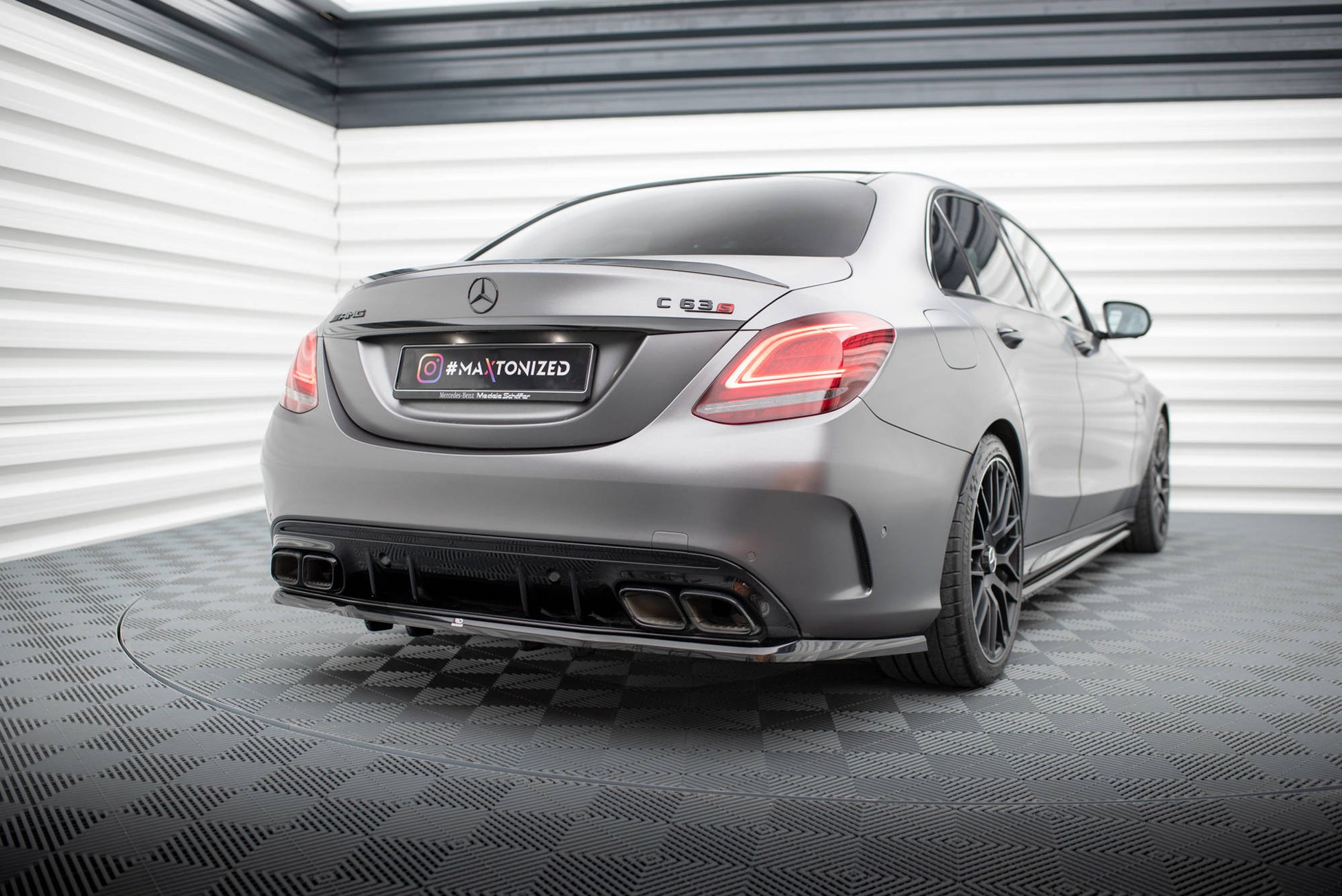 Maxton Design Set Splitter - Mercedes C Klasa Coupe - img 7