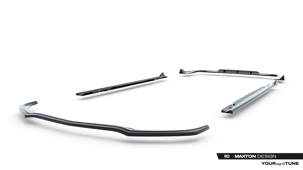 Maxton Design Set Splitter - Mercedes C Klasa C63 AMG - img 12