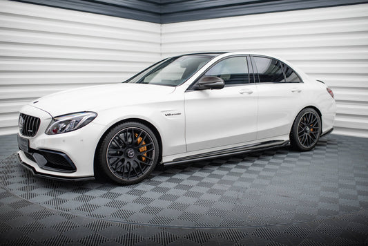 Maxton Design Set Splitter - Mercedes C Klasa C63 AMG