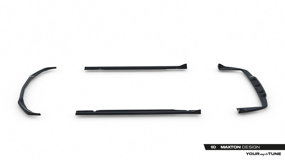 Maxton Design Set Splitter - Mercedes C Klasa C63 AMG - img 13