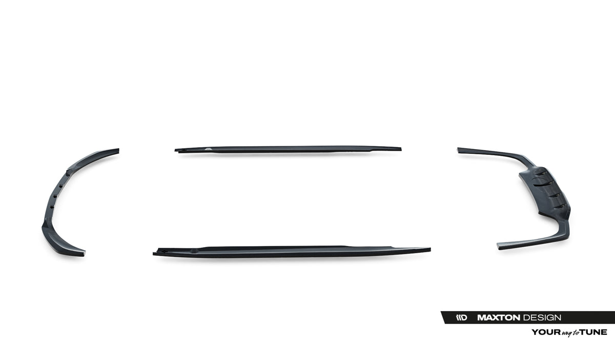 Maxton Design Set Splitter - Mercedes C Klasa AMG-Line - img 11