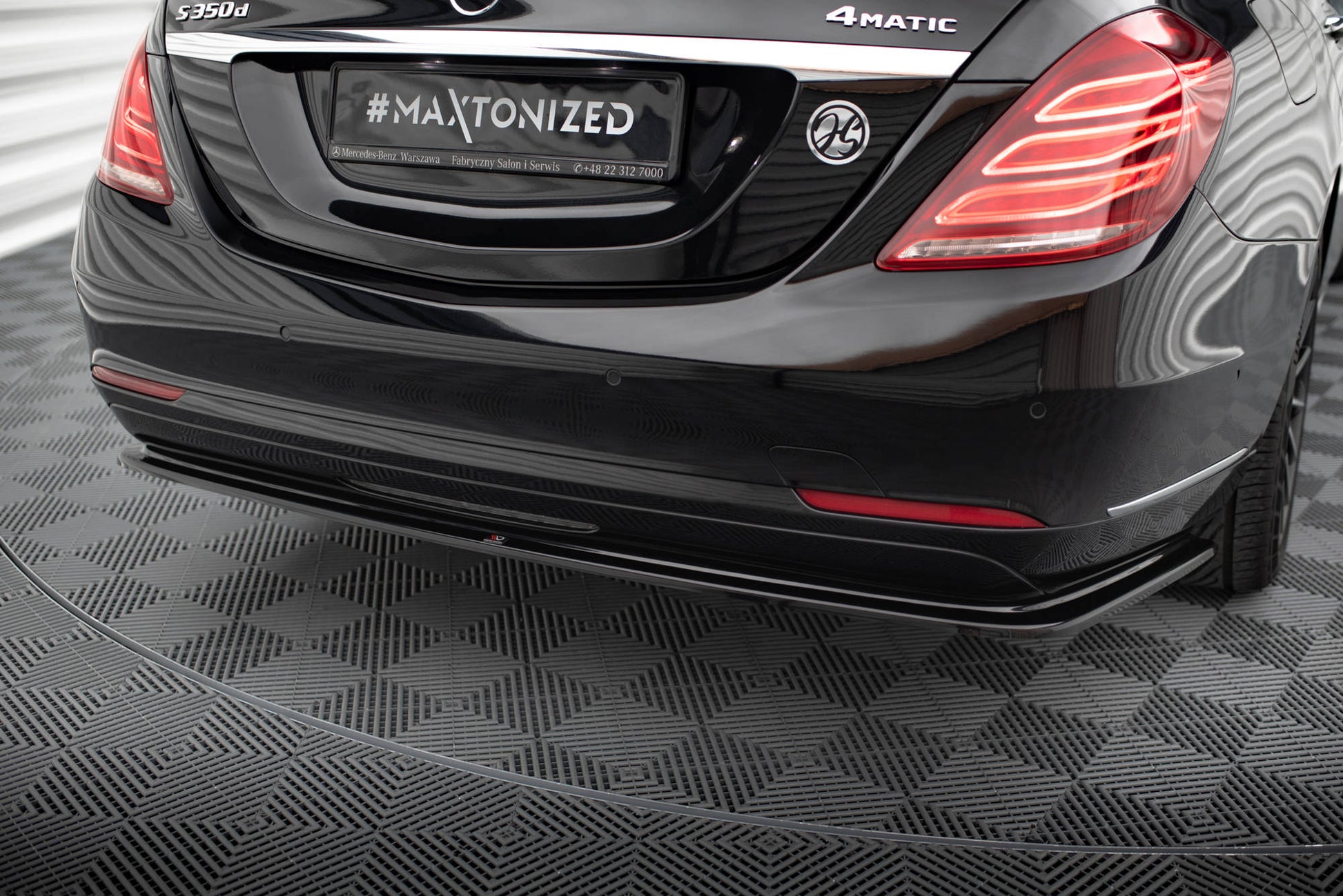 Maxton Design Set Splitter - Mercedes S Klasa Standard - img 9