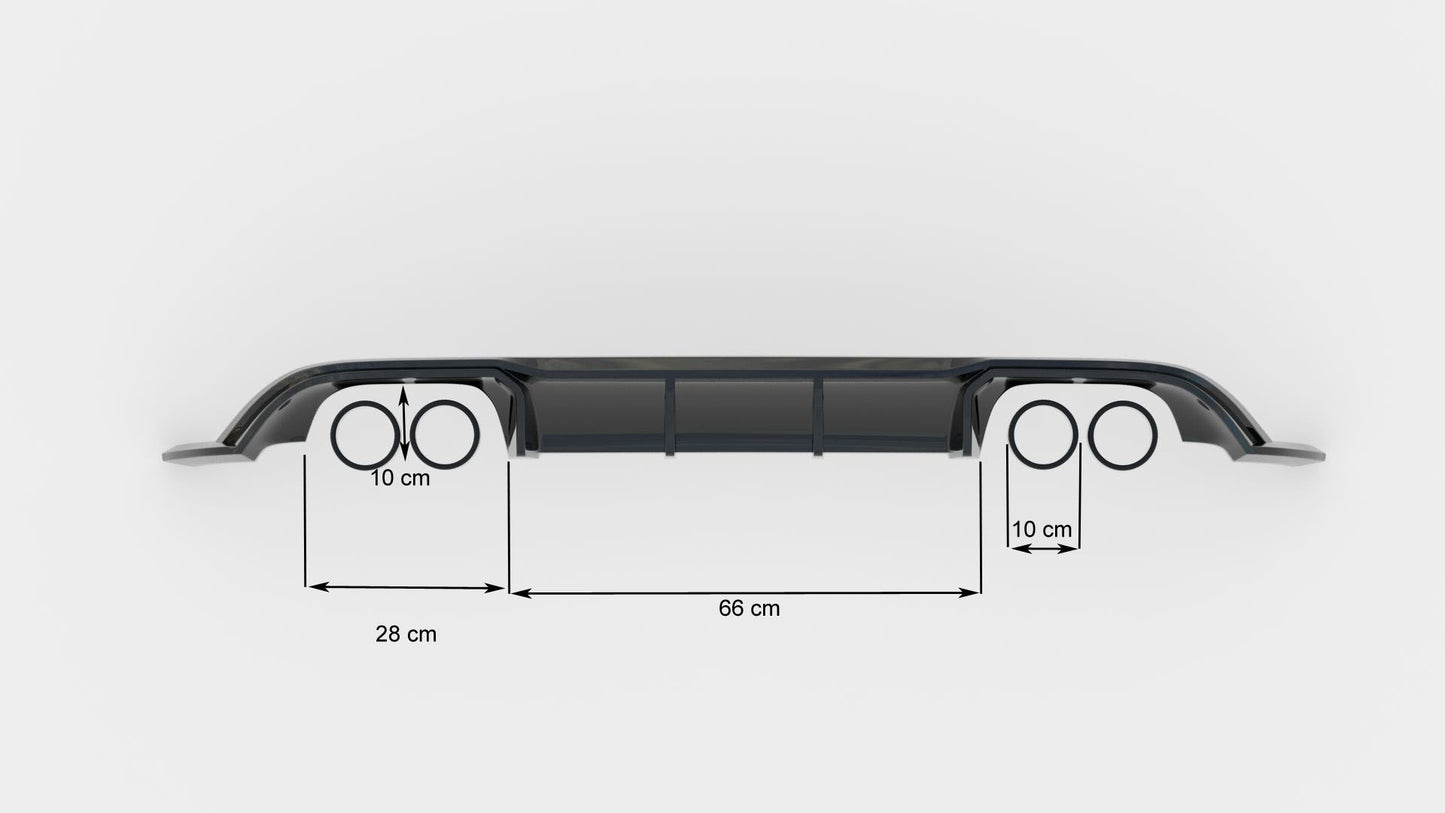 Maxton Design Set Splitter V.1 - Volkswagen Golf R Mk7 Facelift - img 19