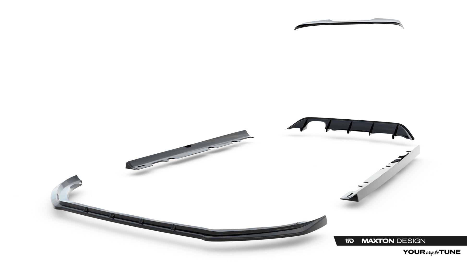 Maxton Design Set Splitter V.2 - Ford Fiesta ST Mk8 Facelift - img 15