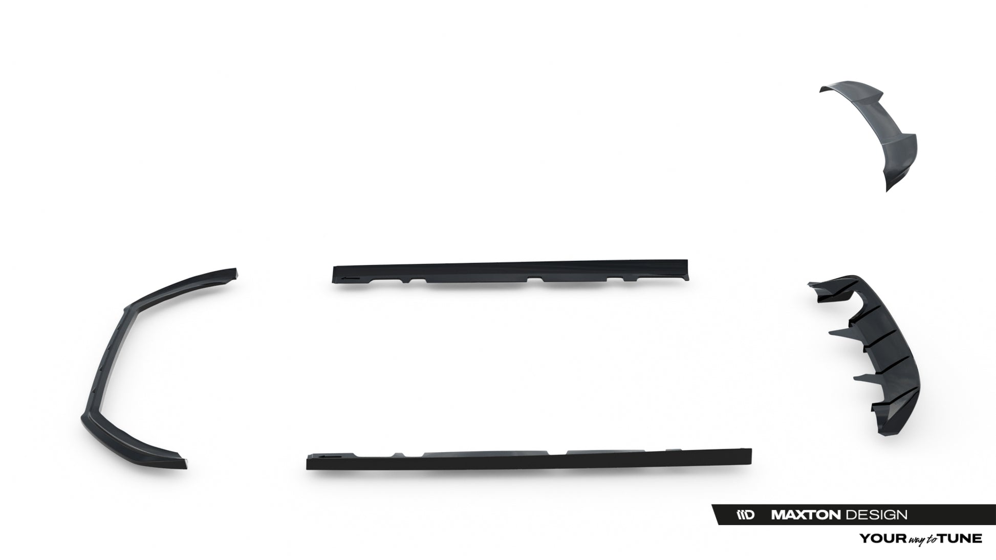 Maxton Design Set Splitter V.2 - Ford Fiesta ST Mk8 Facelift - img 14