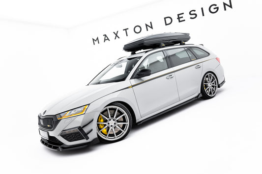 Maxton Design Set Splitter V.2 - Skoda Octavia RS Mk4