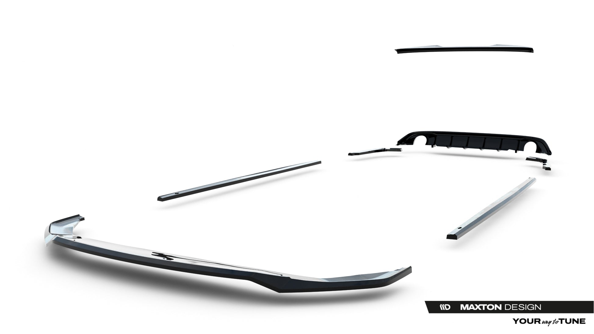 Maxton Design Set Splitter - Volkswagen Jetta GLI - img 21