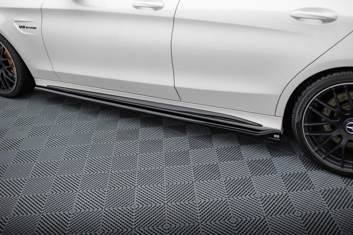 Maxton Design Minigonne Laterali V.2 - Mercedes C Klasa C63 AMG - img 3