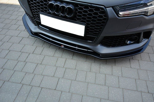 Maxton Design Splitter V.1 - Audi RS7 Mk1 Facelift