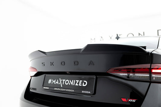 Maxton Design Spoiler Cap 3D - Skoda Octavia RS Mk4 Facelift