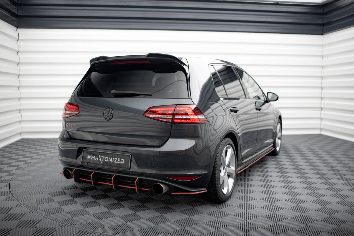 Maxton Design Spoiler Cap 3D - Volkswagen Golf R Mk7 Facelift - img 4