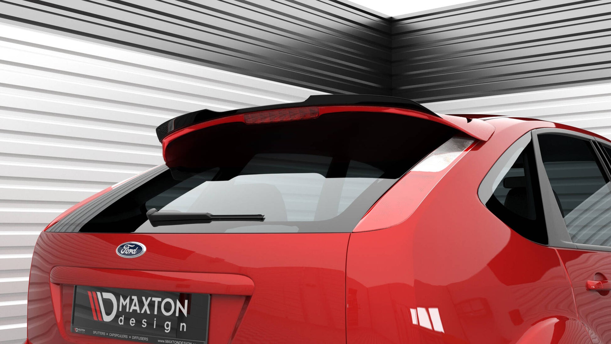 Maxton Design Spoiler Cap - Ford Focus ST Mk2 Facelift