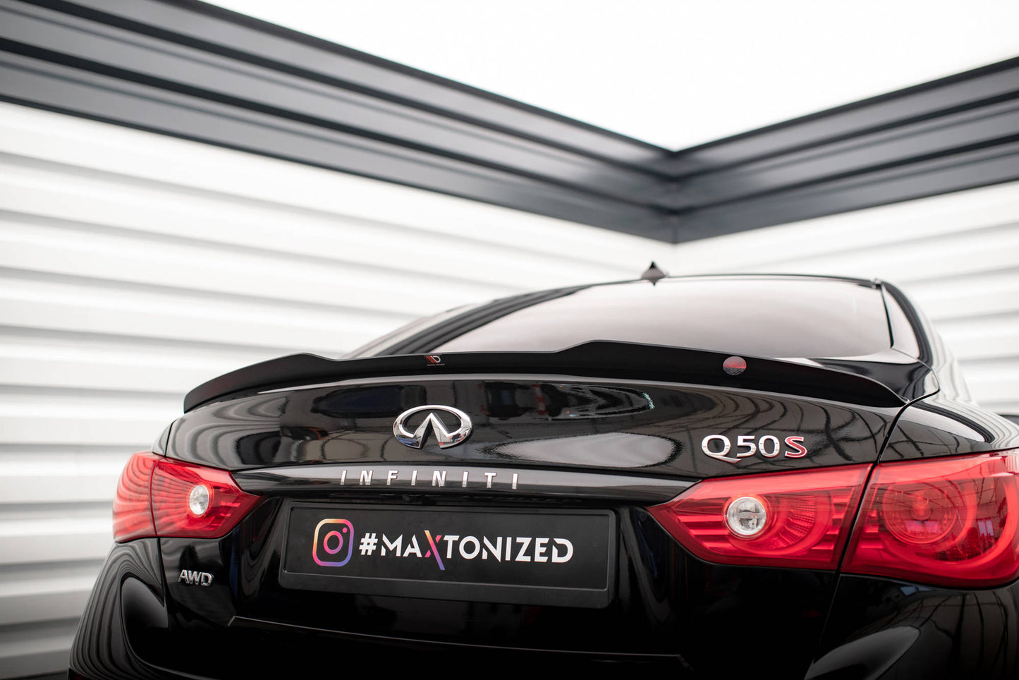 Maxton Design Spoiler Cap - Infiniti Q50 Mk1