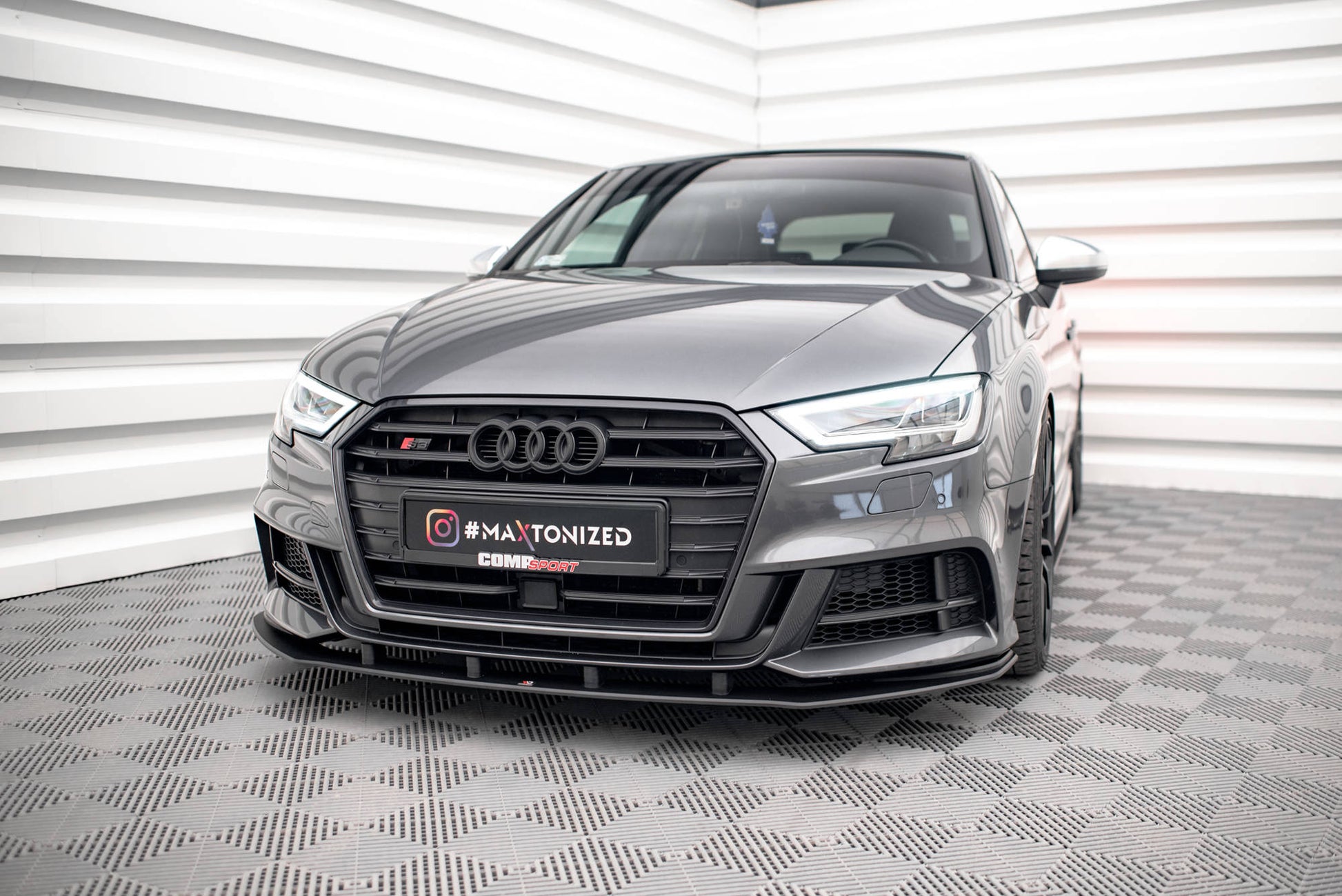 Maxton Design Street Pro Splitter Anteriore - Audi A3 8V FL