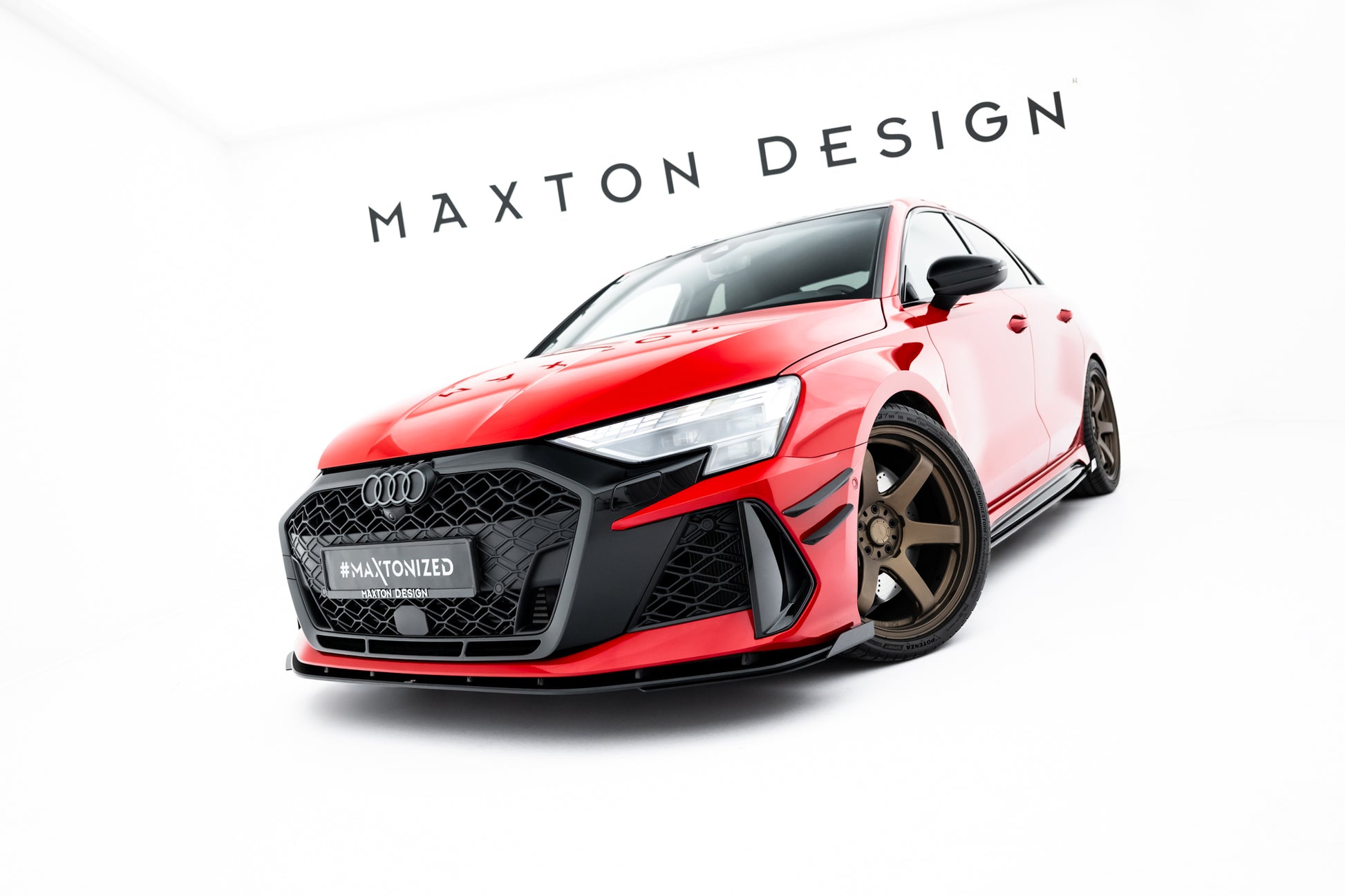 Maxton Design Street Pro Splitter Anteriore - Audi A3 8Y