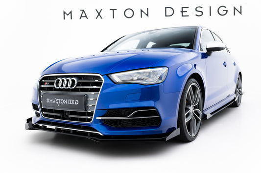 Maxton Design Street Pro Splitter Anteriore - Audi A3 8V
