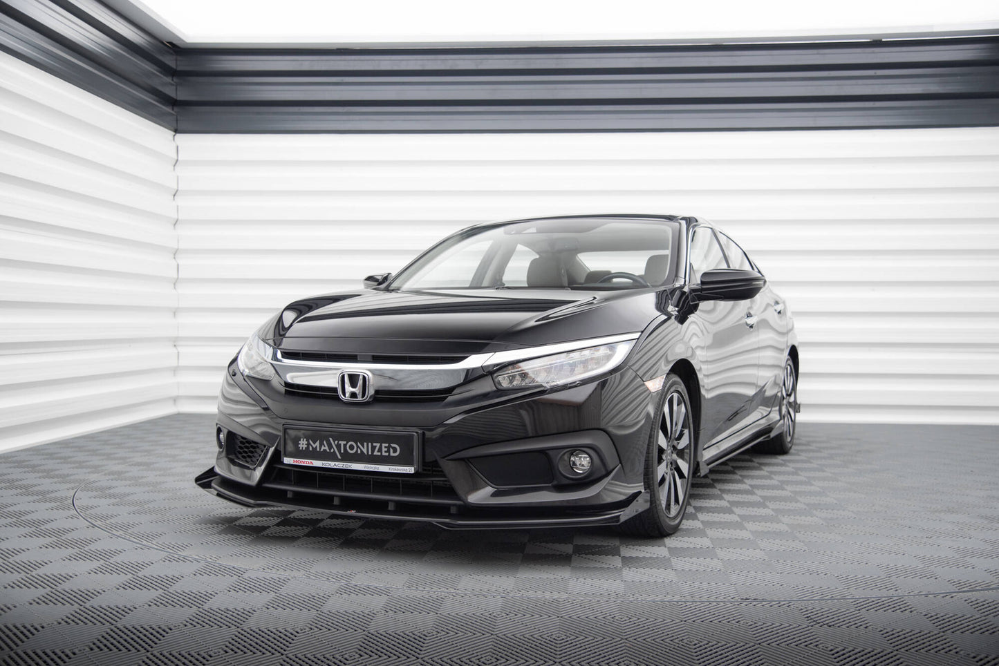 Maxton Design Street Pro Splitter Anteriore - Honda Civic Mk10