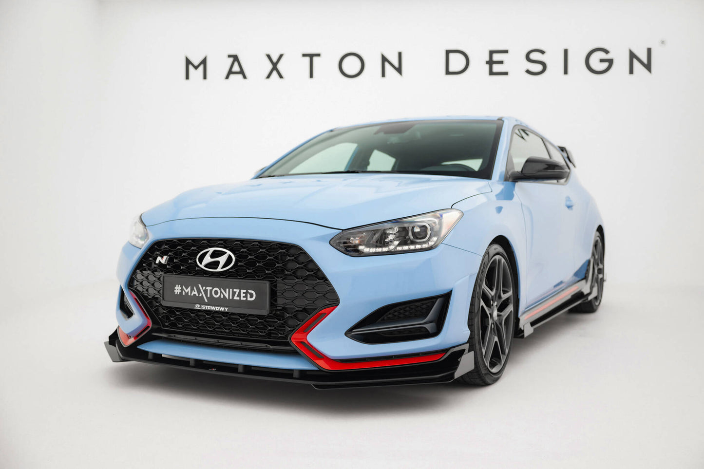 Maxton Design Street Pro Splitter Anteriore - Hyundai Veloster