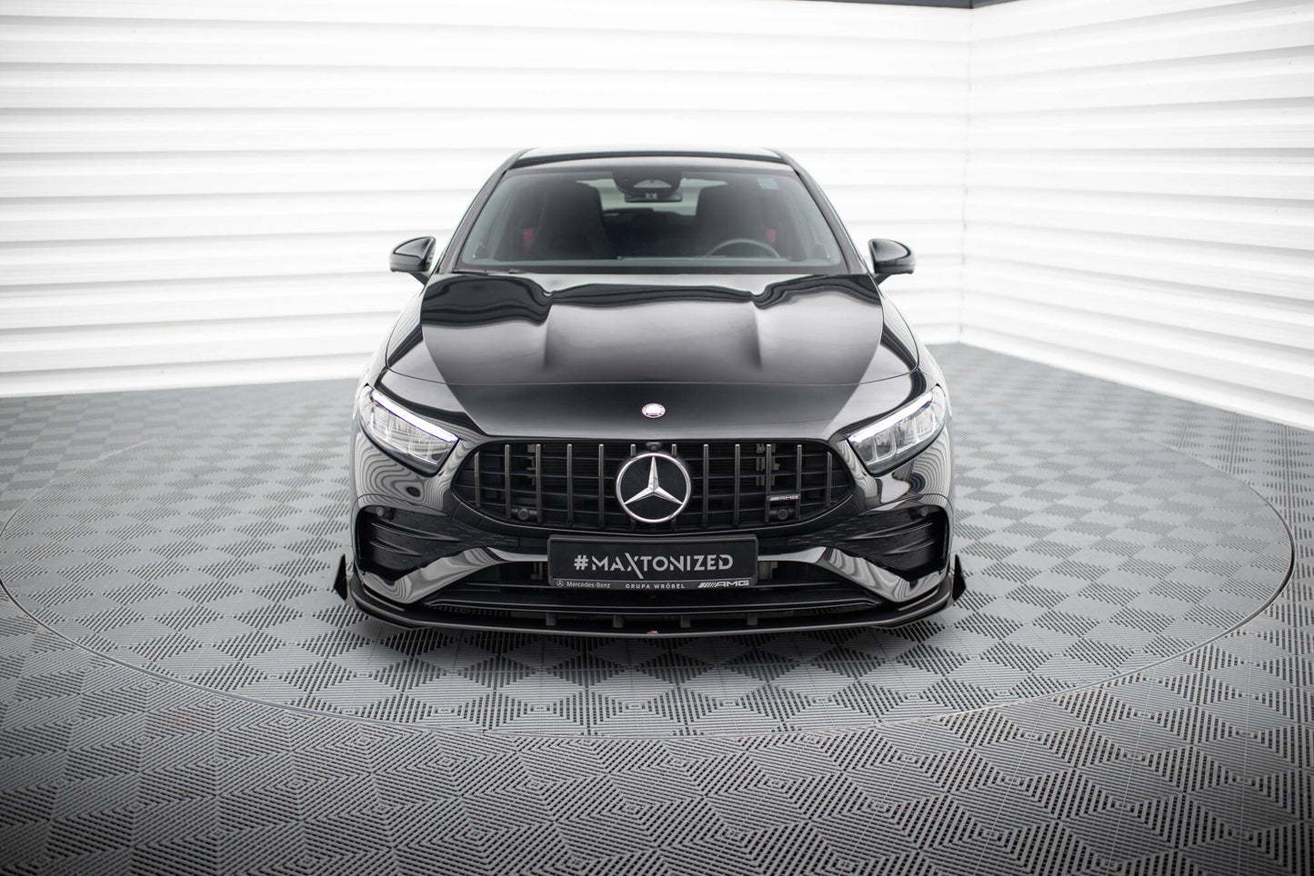 Maxton Design Street Pro Splitter Anteriore - Mercedes A Klasa A35 - img 2