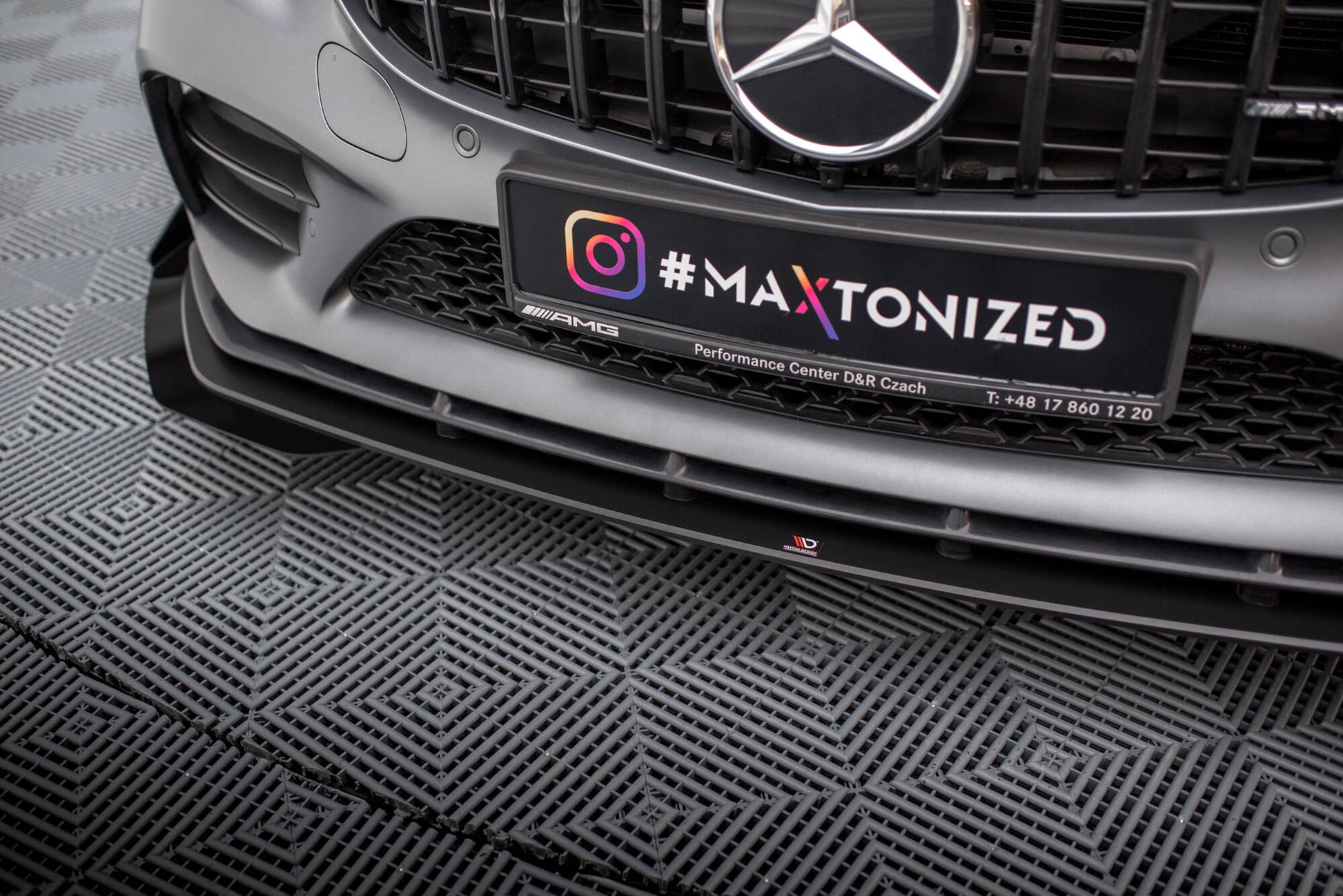 Maxton Design Street Pro Splitter Anteriore - Mercedes C Klasa Coupe - img 3