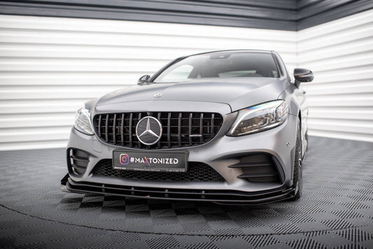 Maxton Design Street Pro Splitter Anteriore - Mercedes C Klasa Coupe