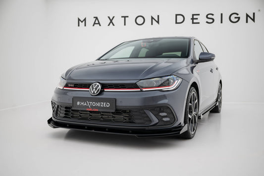 Maxton Design Street Pro Splitter Anteriore - Volkswagen Polo GTI Mk6 Facelift