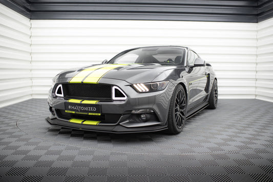 Maxton Design Street Pro Splitter Anteriore - Ford Mustang Mk6