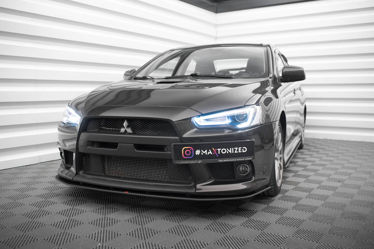 Maxton Design Street Pro Splitter Anteriore - Mitsubishi Lancer Evo Mk10