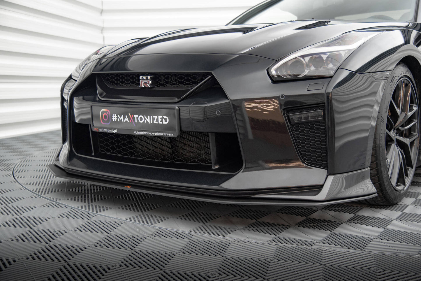 Maxton Design Street Pro Splitter Anteriore - Nissan GT-R