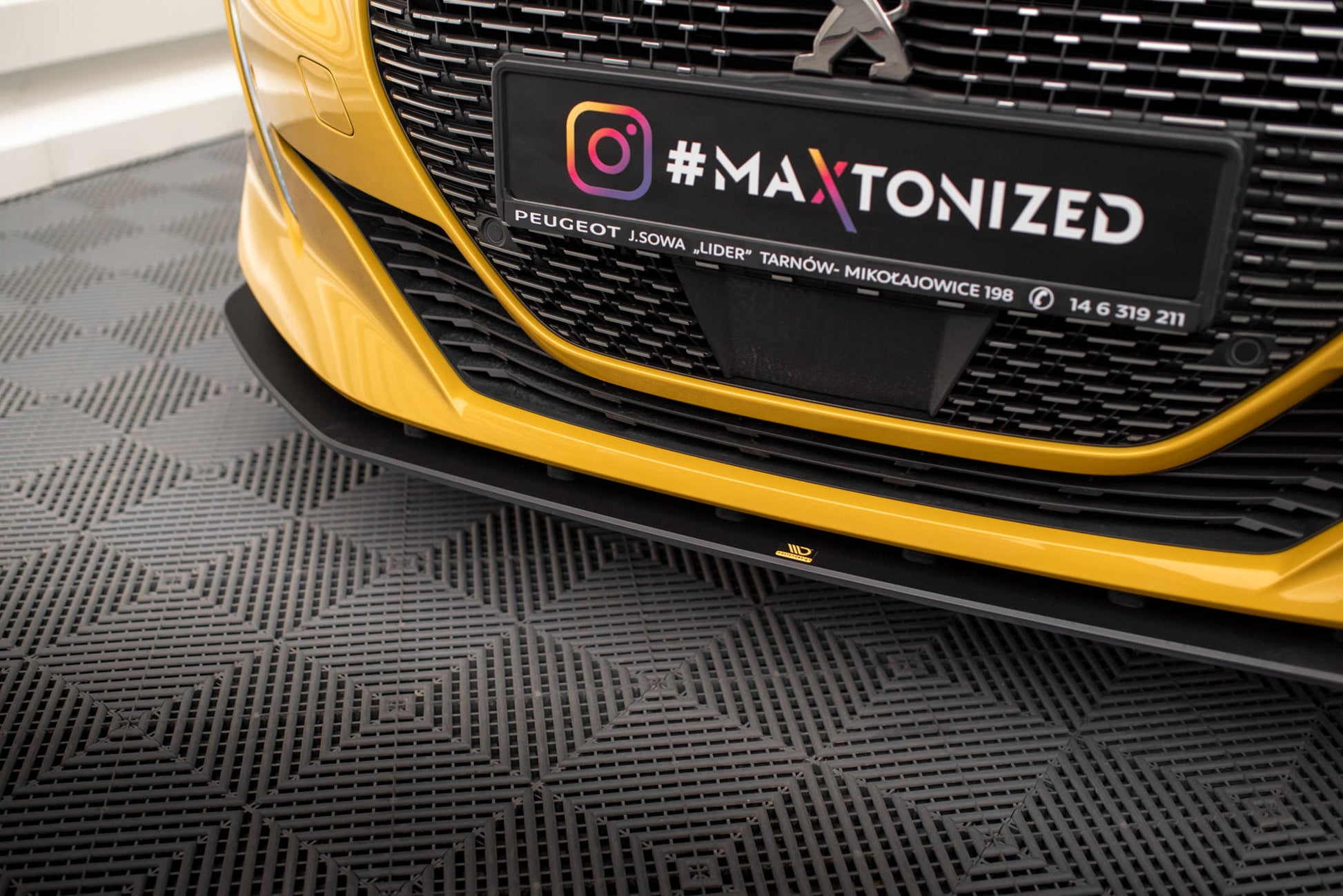 Maxton Design Street Pro Splitter Anteriore - Peugeot 208 Mk2 - img 2