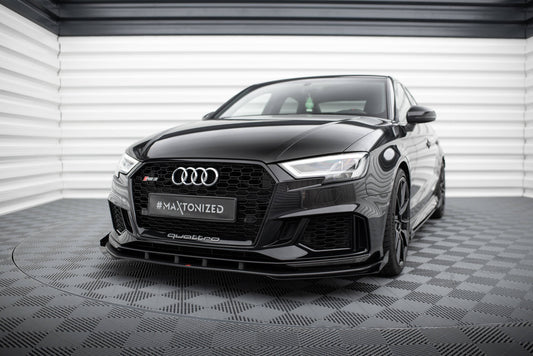 Maxton Design Street Pro Splitter Anteriore V.1 - Audi A3 8V FL