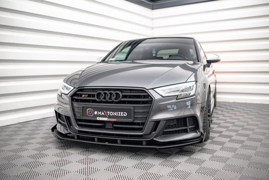 Maxton Design Street Pro Splitter Anteriore V.1 - Audi A3 8V FL