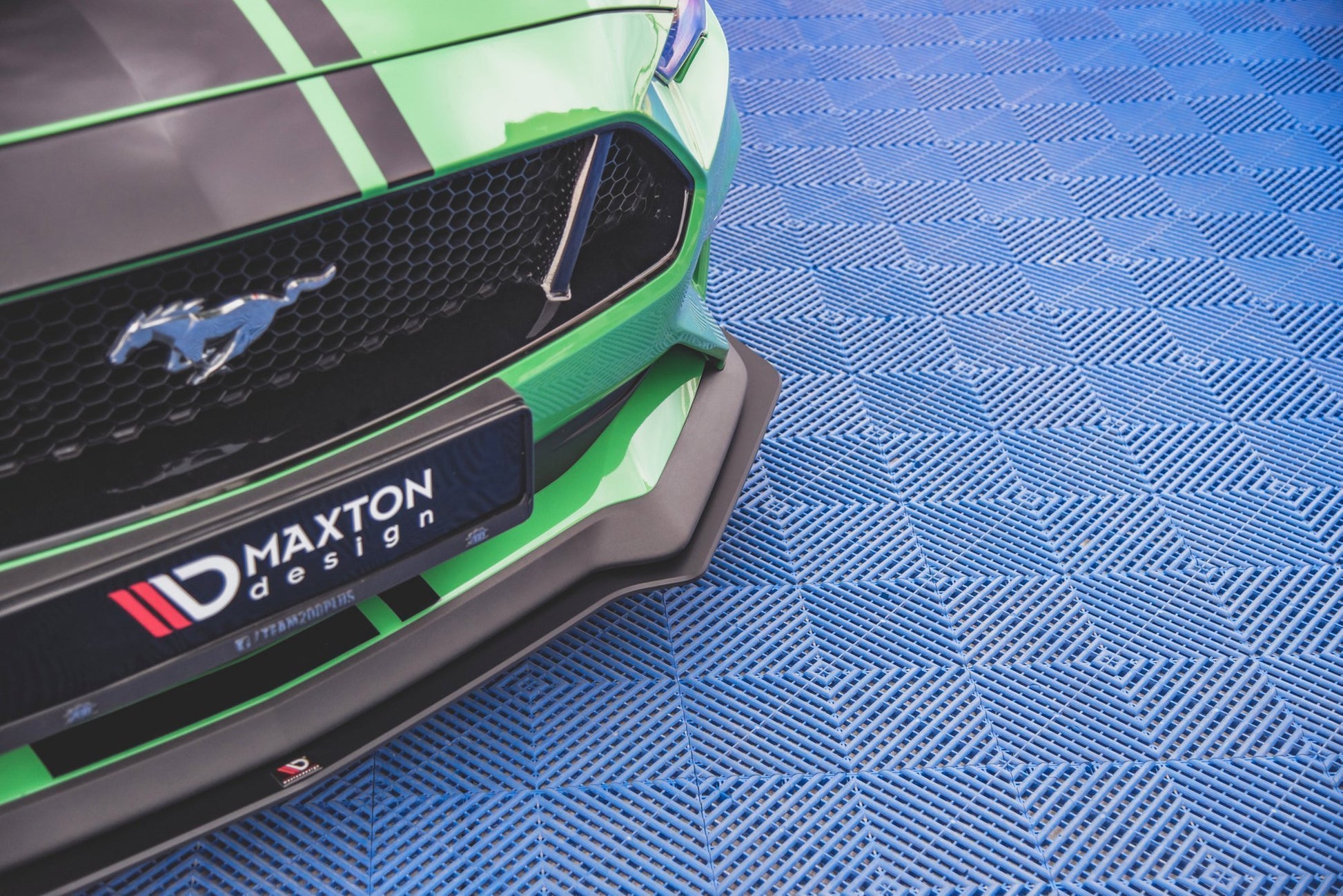Maxton Design Street Pro Splitter Anteriore V.1 - Ford Mustang MK6 GT Facelift - img 2