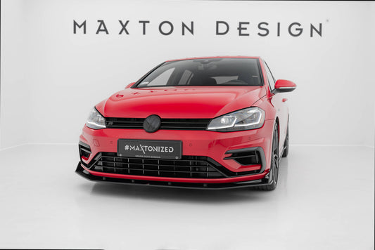 Maxton Design Street Pro Splitter Anteriore V.2 - Volkswagen Golf R Mk7 Facelift