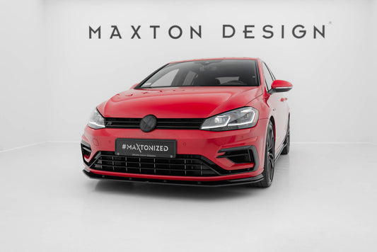 Maxton Design Street Pro Splitter Anteriore - Volkswagen Golf R Mk7 Facelift