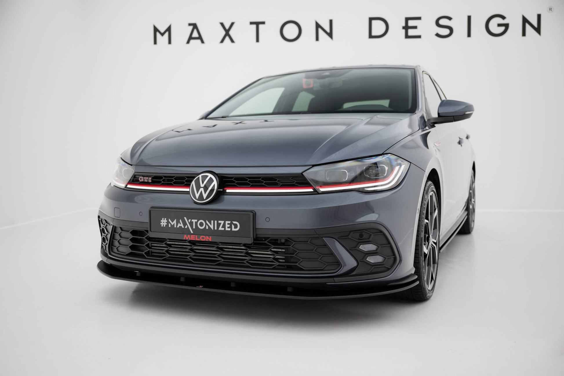 Maxton Design Street Pro Splitter Anteriore - Volkswagen Polo GTI Mk6 Facelift